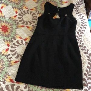 Black mini dress